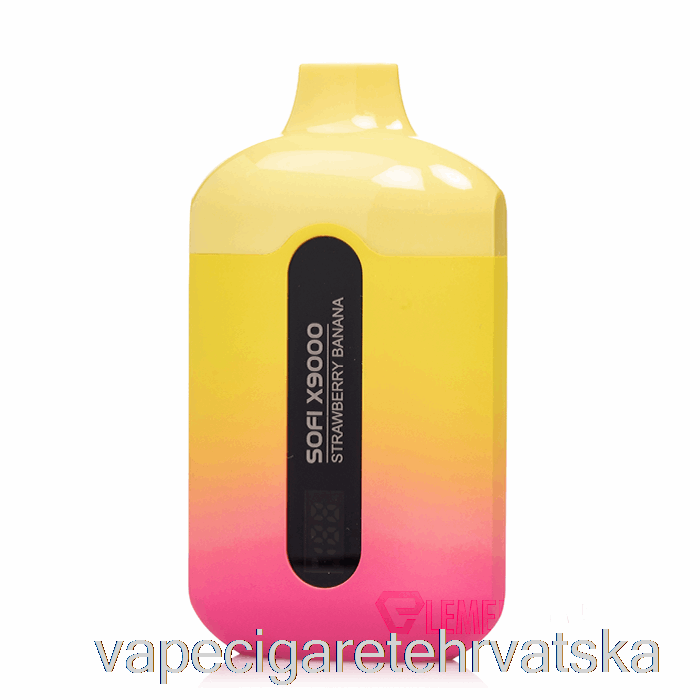 Vape Hrvatska Sofi X9000 0% Bez Nikotina Pametna Jednokratna Jagoda Banana